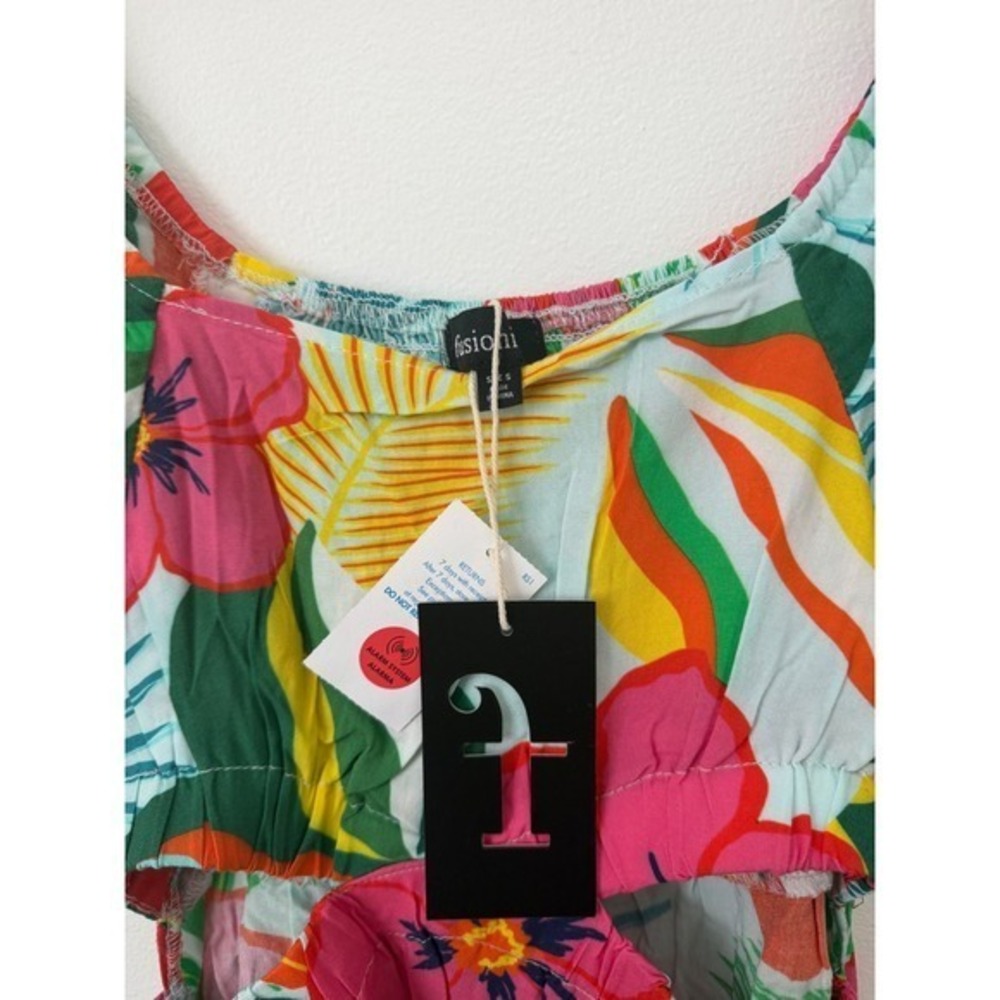 Fusionista Floral Mini Dress with Cut-Outs – Size Medium – NWT – Women's - Picture 4 of 6